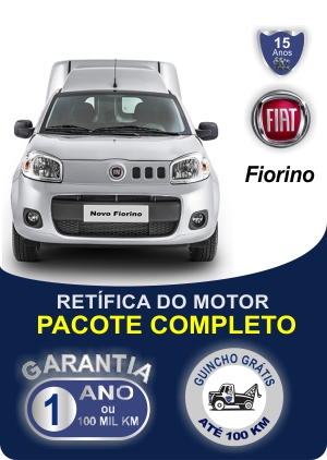 retífica de motor Fiat Fiorino com garantia pacote completo